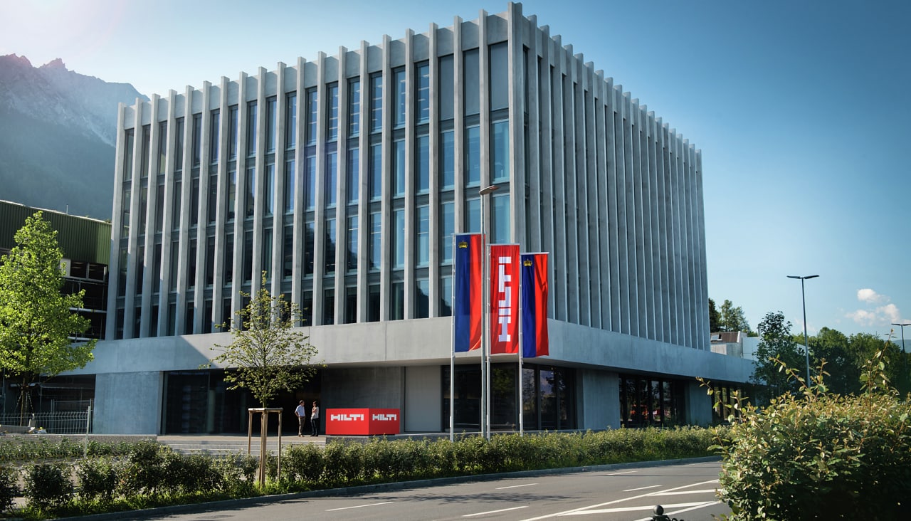 Hilti's global headquarters in Schaan, Liechtenstein