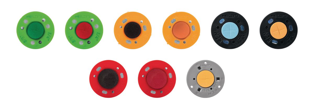 2D Side bottom View of KCM-WF in different colors