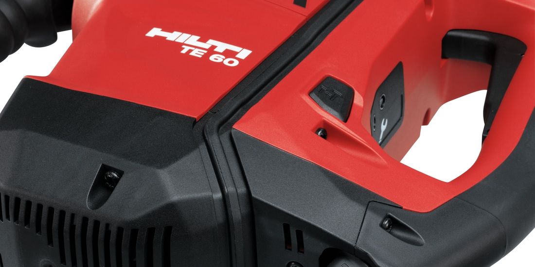 Close-up of the decoupled handle on the TE 60-ATC-AVR