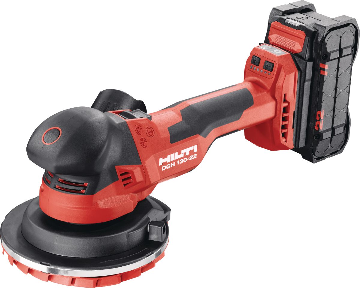 Cordless concrete grinder with Nuron Battery B 22-170 Lion