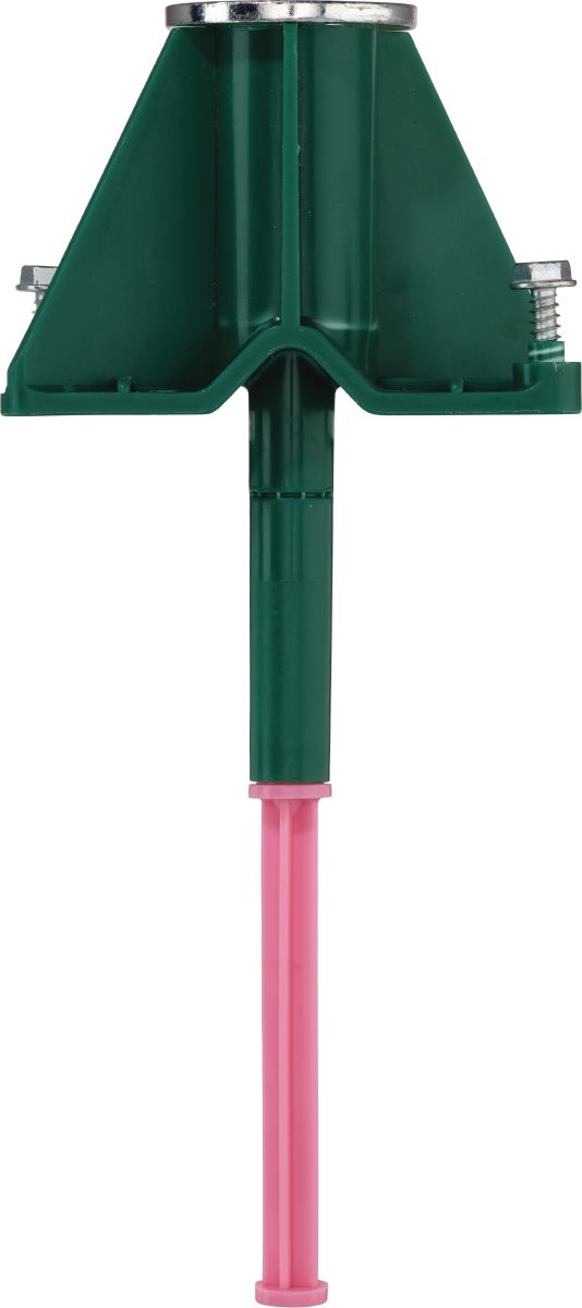 Still life picture of the green KCCM-MD S Kwik-Cast Connect (multi-thread ) cast-in-place anchor, short plate