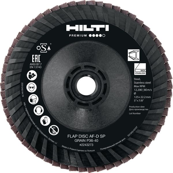 AF-D PL SP Threaded convex flap disc