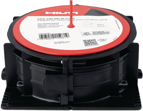 CFS-CID MD M cast-in firestop sleeve for metal decks