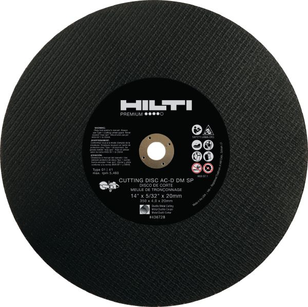 AC-D DM Ductile metal cutting disc
