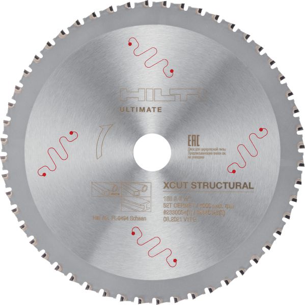 X-Cut Structural Stainless & Steel circular saw blade
