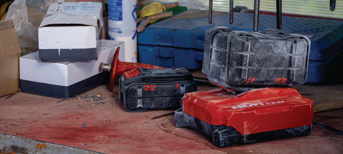 Application picture of the C8-22 battery charger.