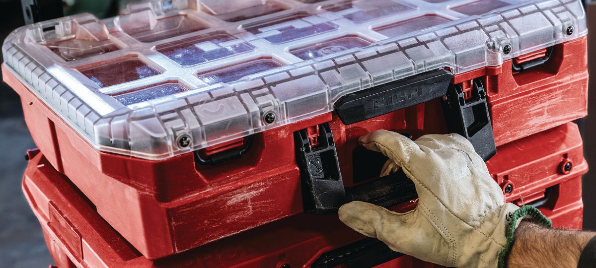 Cropped application picture of the ProKit organizer.