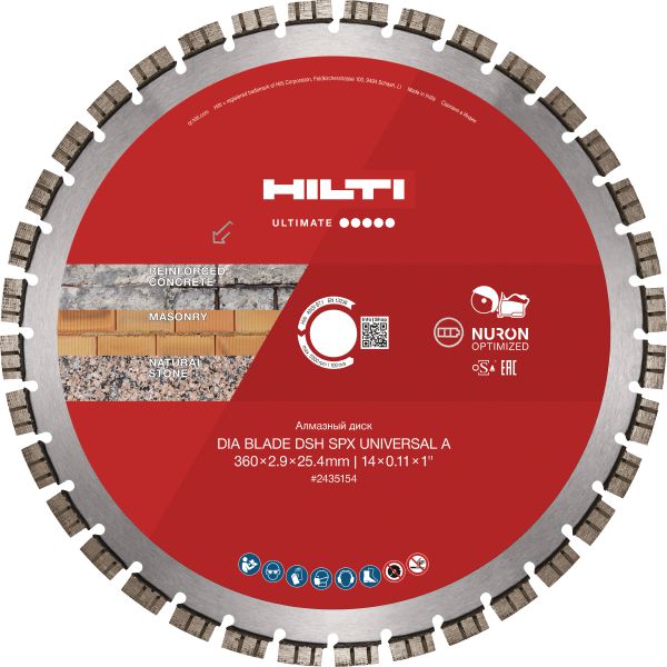 SPX Universal A diamond blade for battery cut-off saws