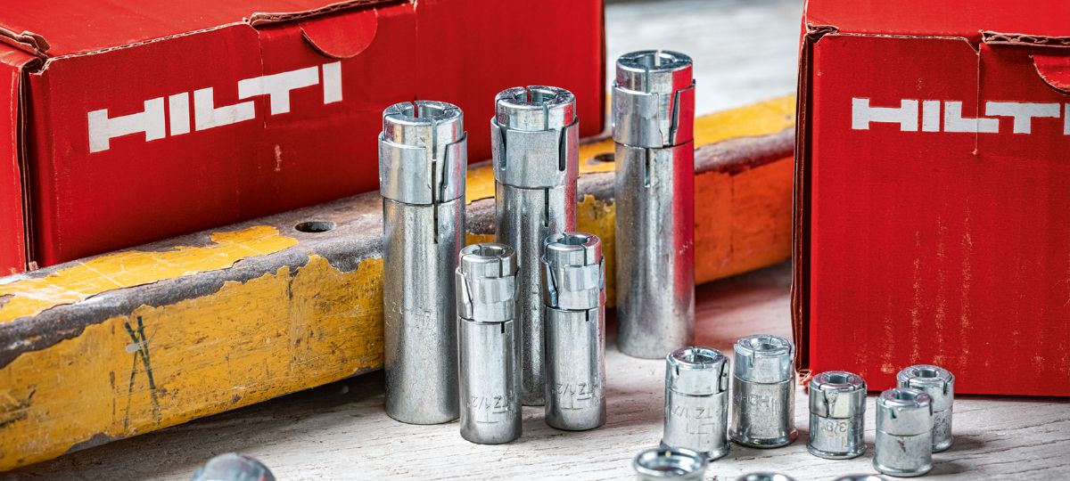 Cropped application picture of HDI-TZ anchors portfolio with various sizes. Produced by HNA. Dallas, TX, March 8, 2024.