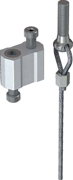 MW-EB L Cable lock kit with wire rope eyebolt ending